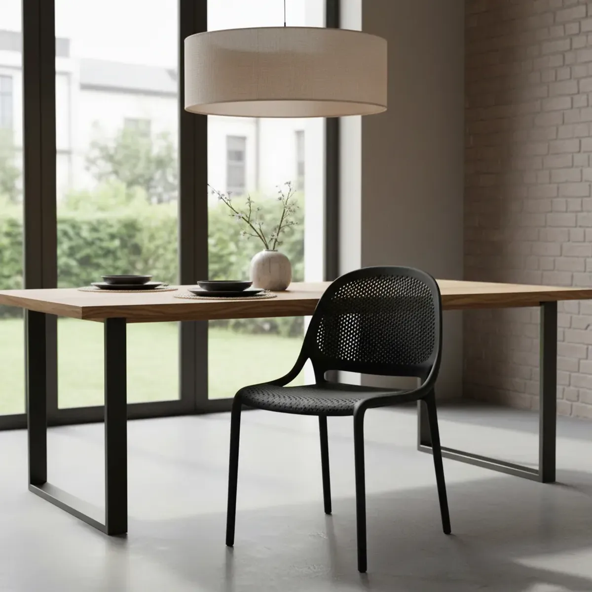 PLOS - Pack 4 Silla Comedor Sassi Plos 100% Uv Interior Y Exterior