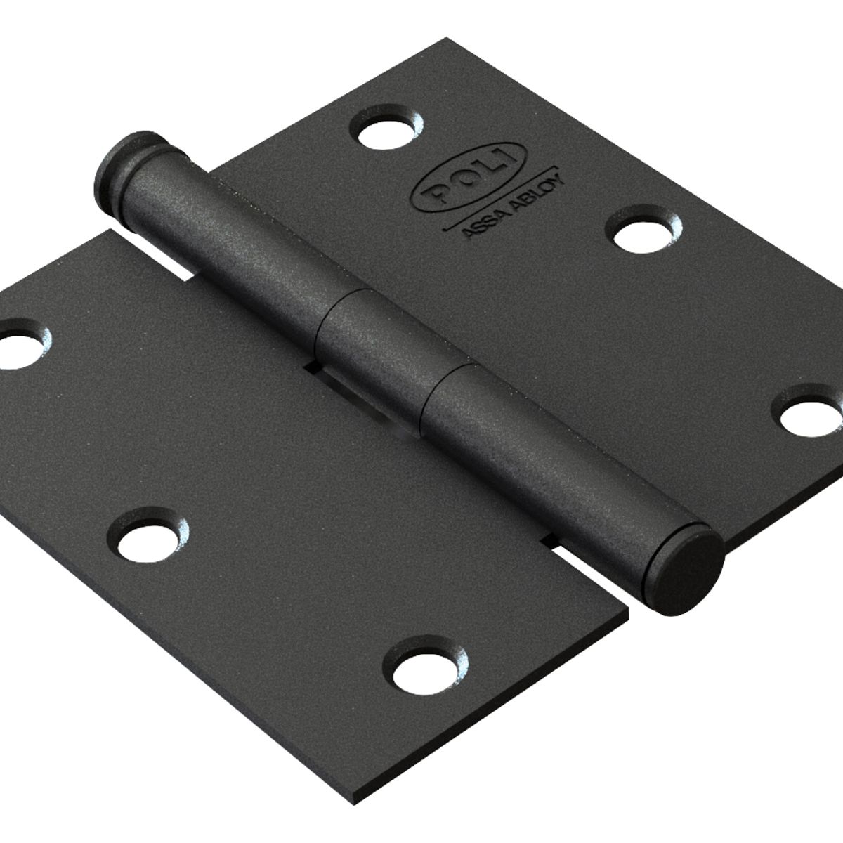 POLI - Bisagra De Acero Rústica Poli 3'x3' Pulgadas