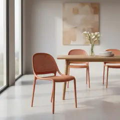 PLOS - Pack 4 Silla Comedor Sassi 100% Uv Interior Y Exterior