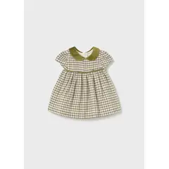 MAYORAL - Vestido cuadros recién nacida