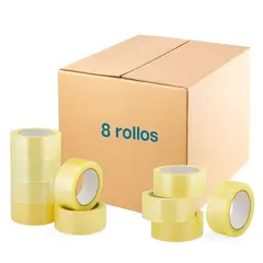 PRO OUTDOOR - Cinta de Embalaje 48 mm X 100 m Caja 8 Unidades