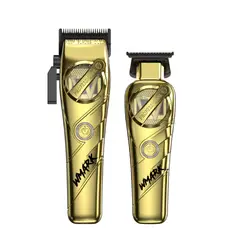 WMARK - Kit Cortadora De Pelo + Trimmer Detailer NG-8613 Dorado