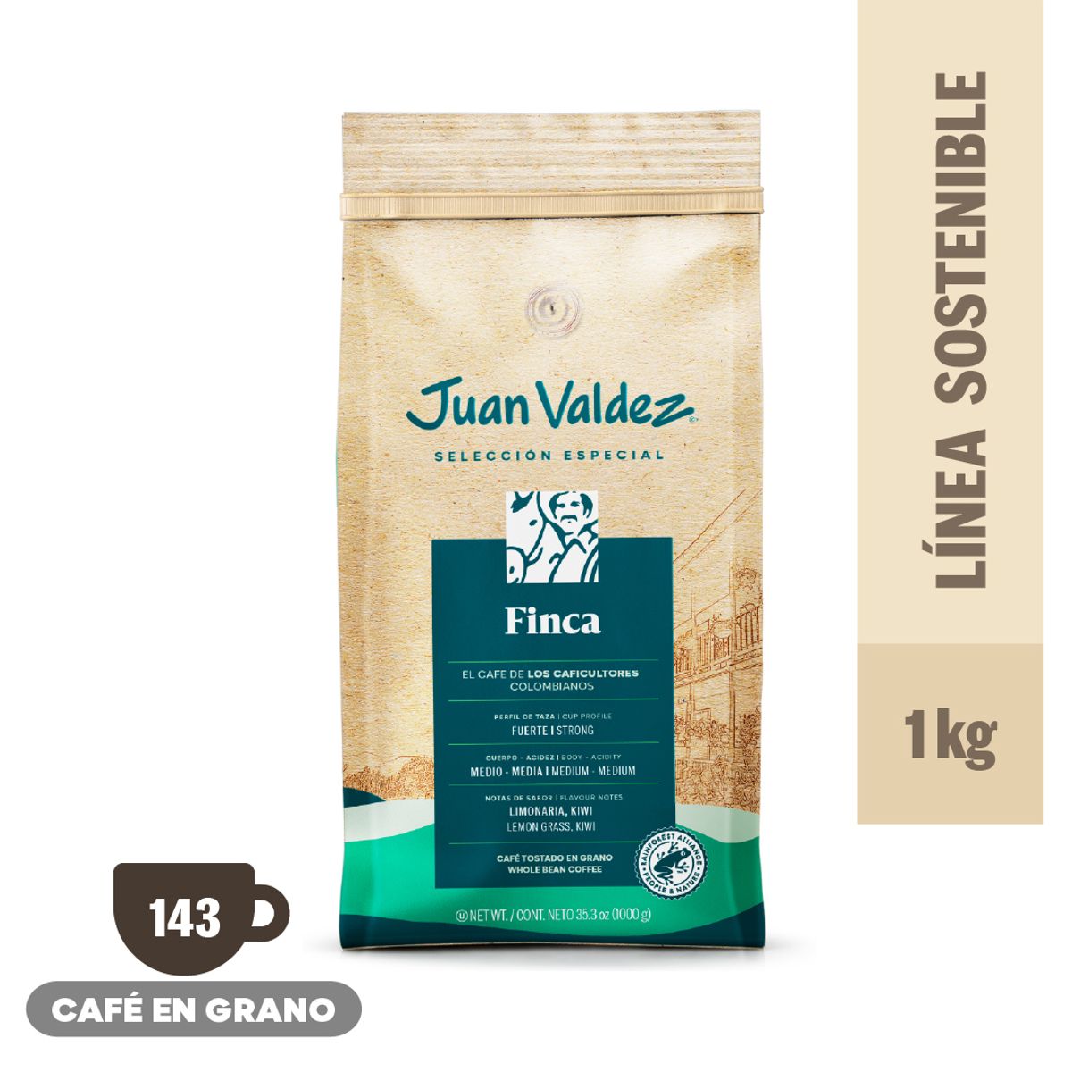 JUAN VALDEZ - Café Grano Finca 1kg