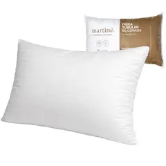 GENERICO - Almohada Estandar Blanca Martiné 50x90cm Poliester