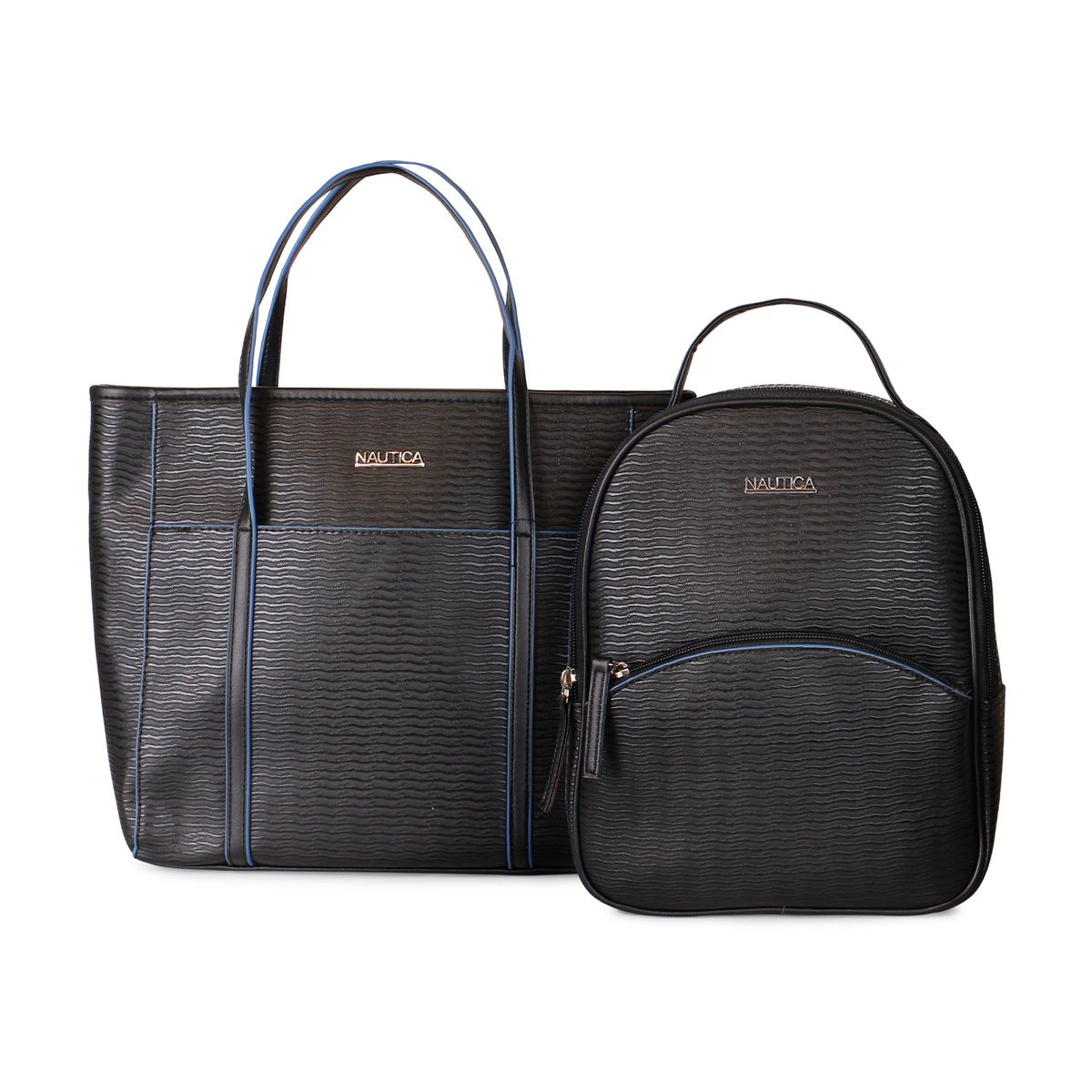 NAUTICA - Pack Leeway Nautica Mochila + Cartera negra