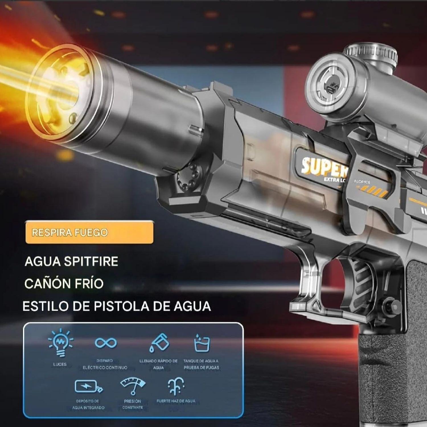Pistola De Agua Automática De Gran Alcance Calidad – TMO