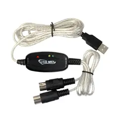 GENERICO - CABLE ADAPTADOR AUDIO INTERFAZ MIDI A USB