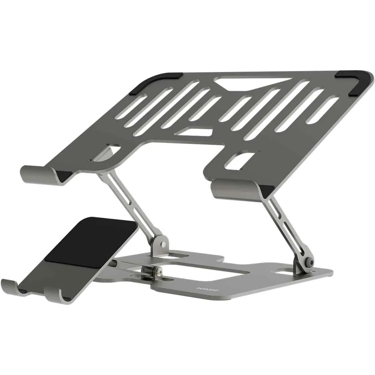 GENERICO - Soporte Plegable Antideslizante Portátil Laptop Y Telefono Gris
