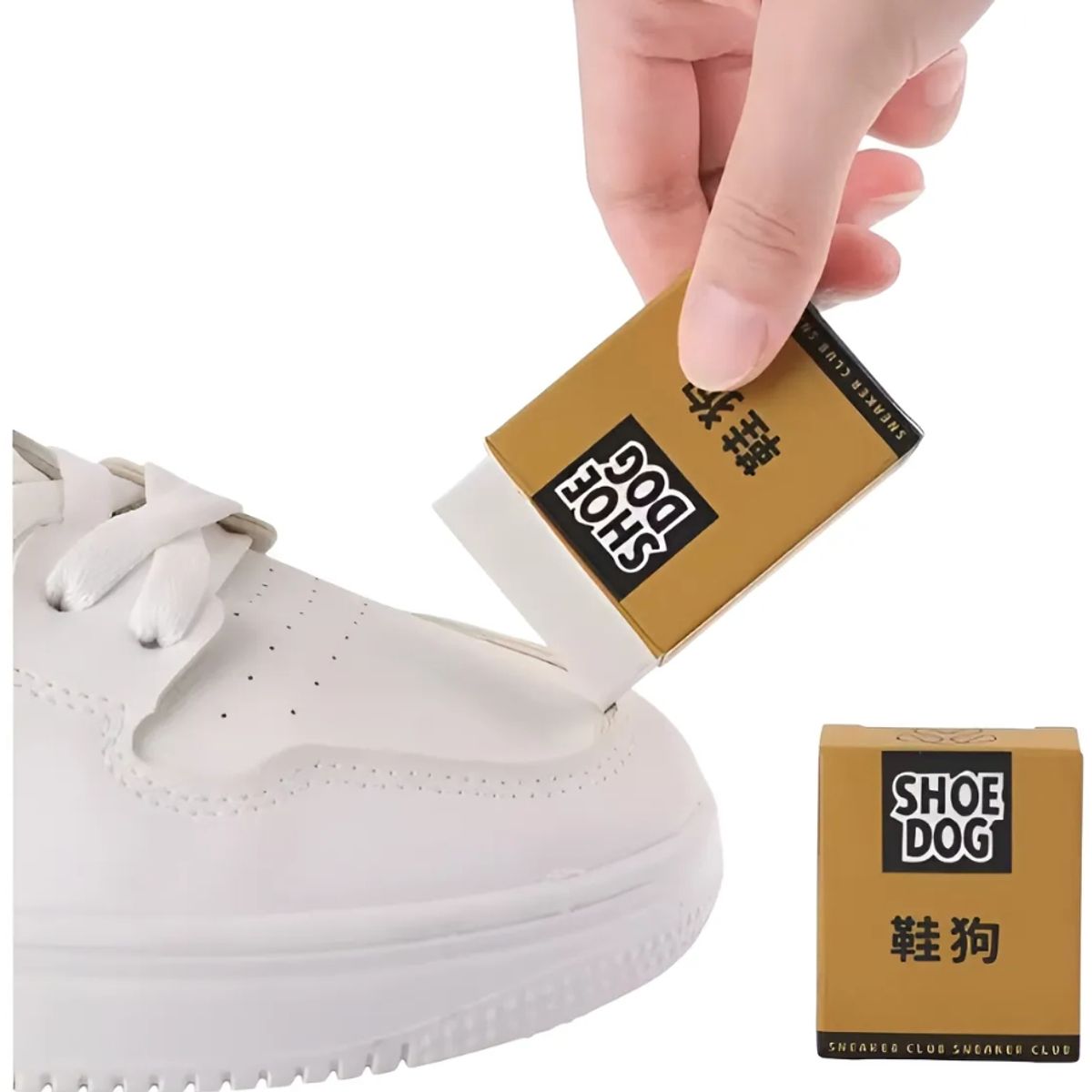 GENERICO - 2 Limpiadores Borrador Gamuza Calzado Zapatos Multiuso