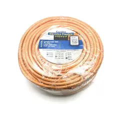 GENERICO - Cable Cordón Eléctrico Sil Flexible 3x1,50mm2 50m Naranja certificado