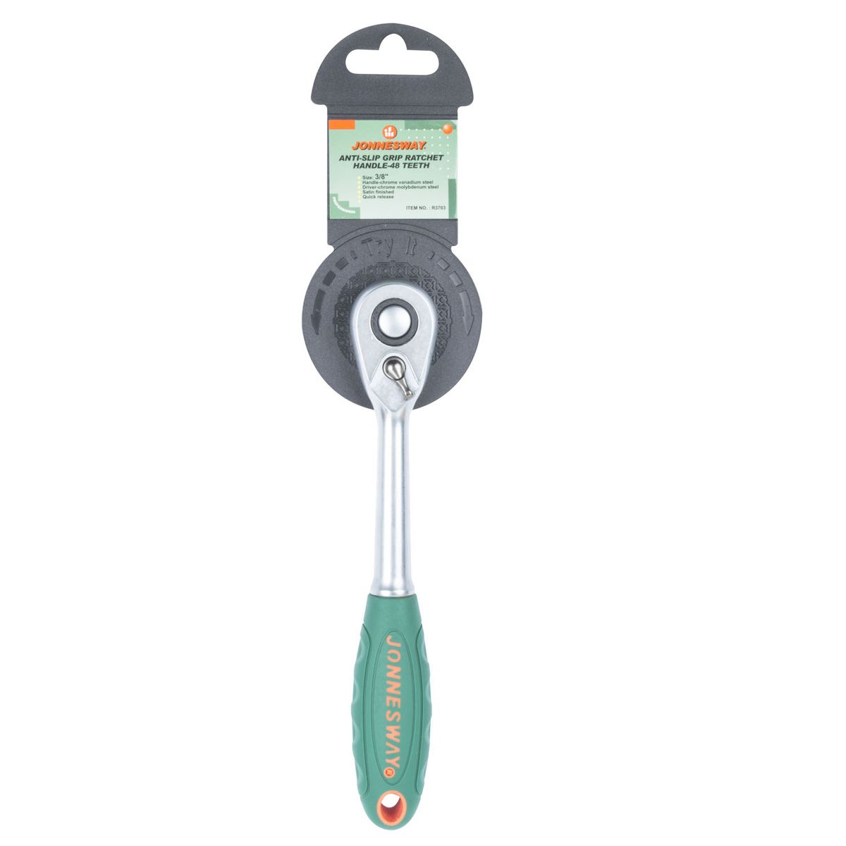 JONNESWAY - CHICHARRA CUADRANTE 3/8" 48 dientes R3703