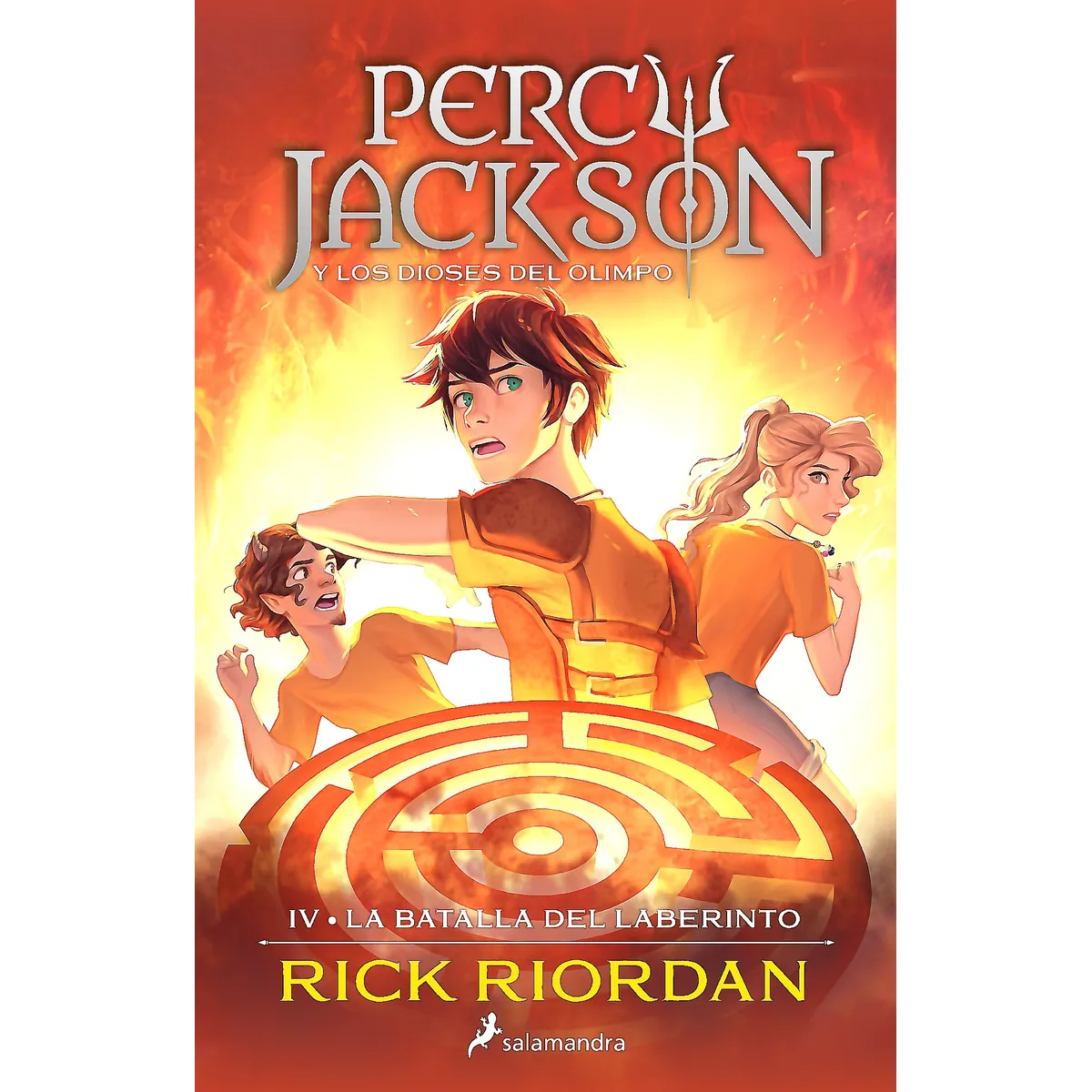 SALAMANDRA - Libro La Batalla Del Laberinto (Percy Jackson 4) - Riordan