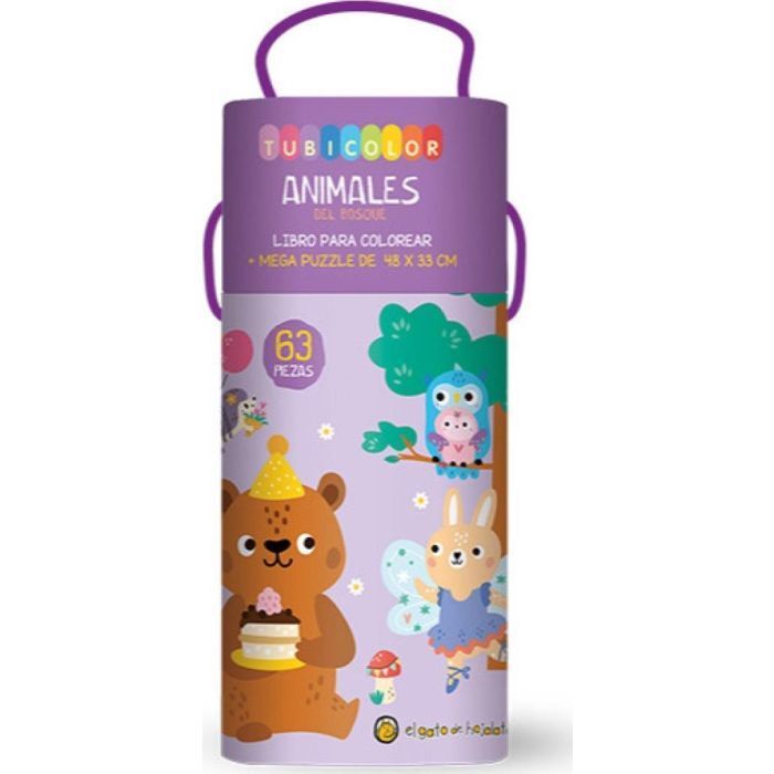 Libro Animales Del Bosque *Tubicolor* -