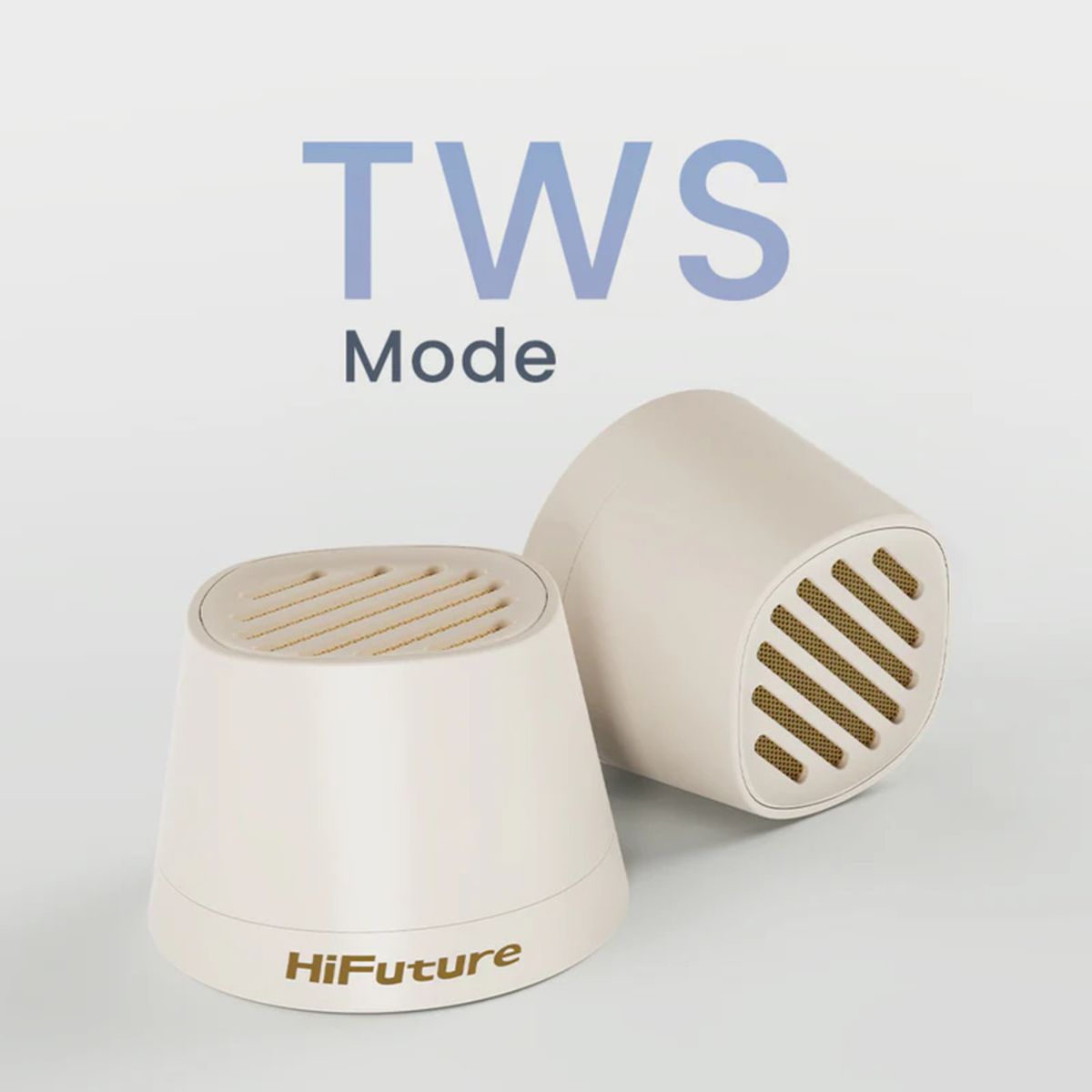 HIFUTURE - Parlante Bluetooth Mega S Latte Carga Inalambrica Hifuture