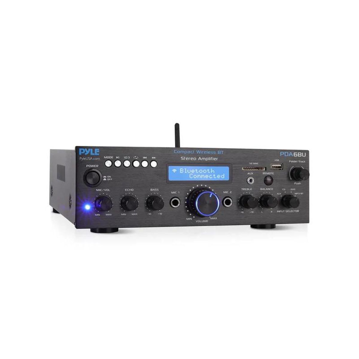 PYLE - Amplificador de Audio Estereo con Bluetooth