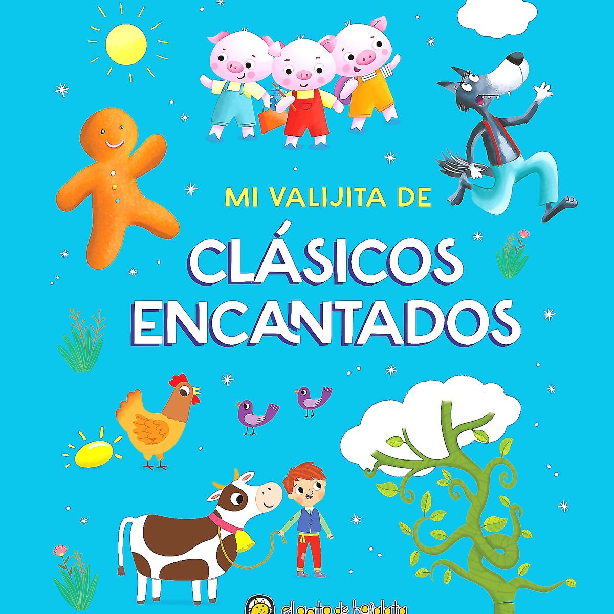 EL GATO DE HOJALATA - Libro Mi Valijita De Cuentos Clásicos Encantados - Infantil