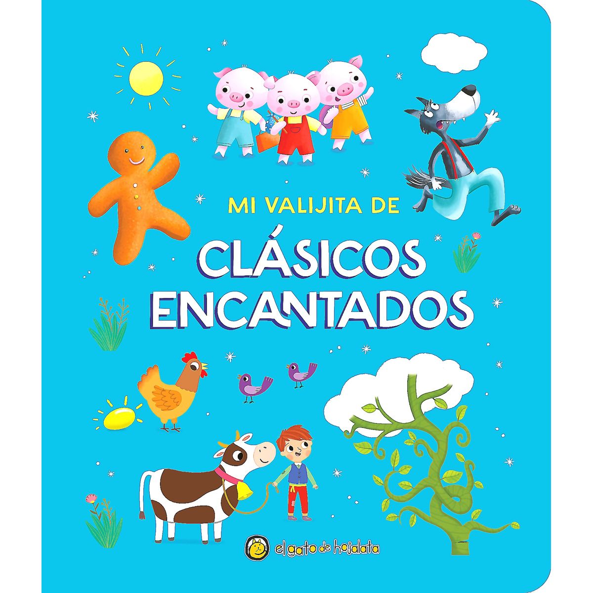 EL GATO DE HOJALATA - Libro Mi Valijita De Cuentos Clásicos Encantados - Infantil