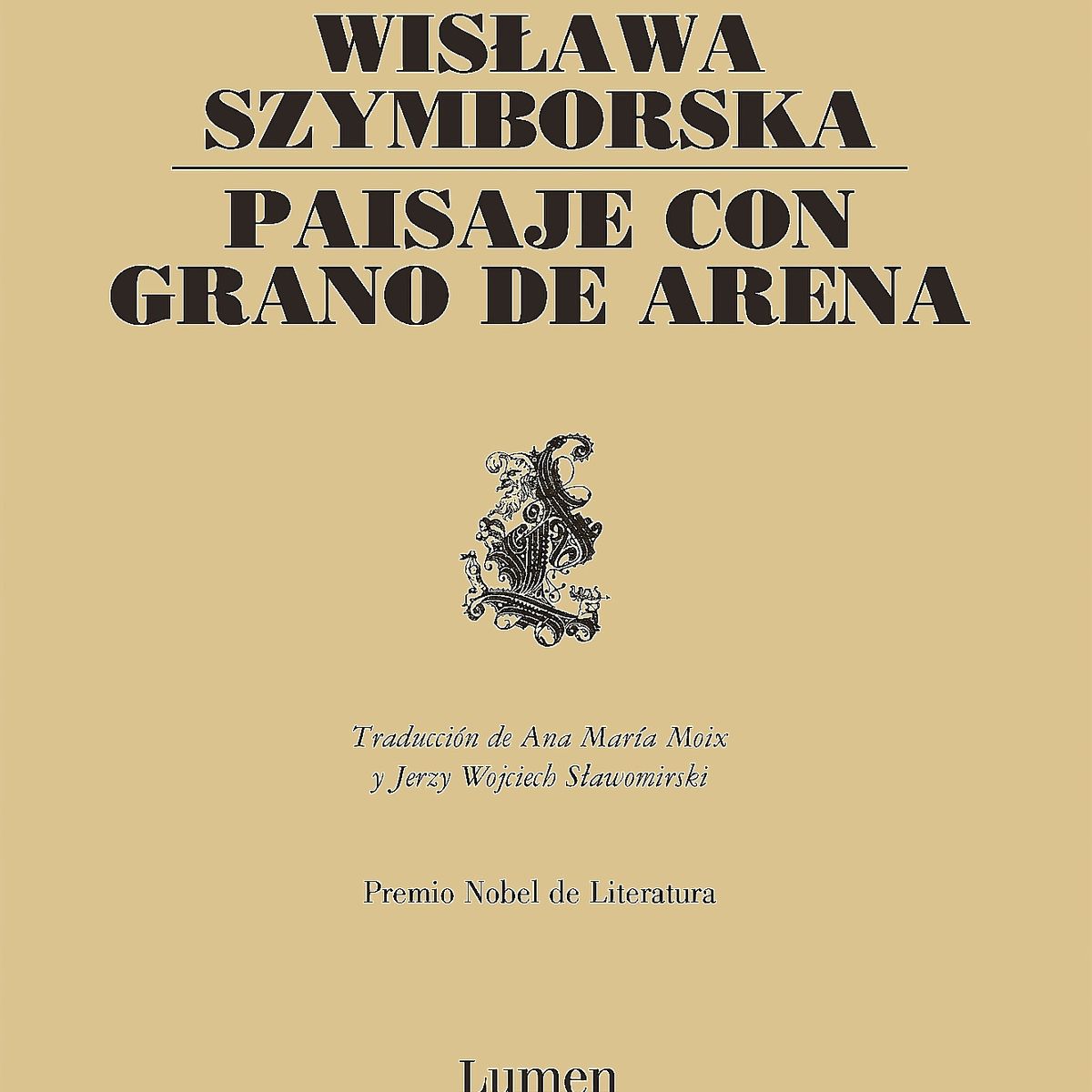 LUMEN - Libro Paisaje Con Grano De Arena - Szymborska, Wislawa