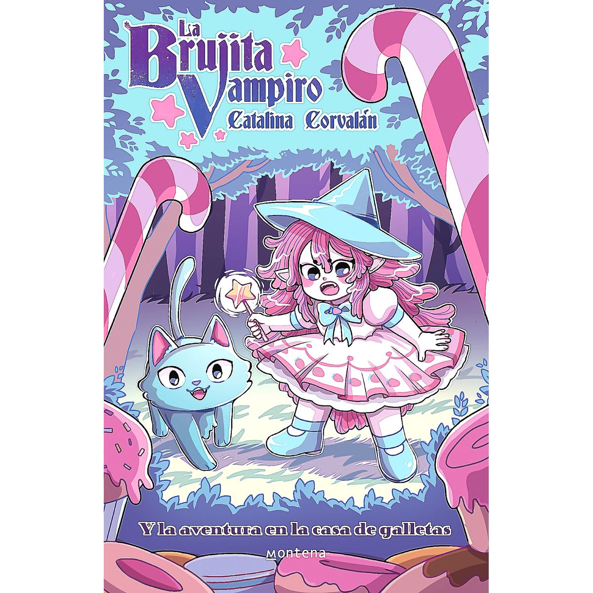 MONTENA - Libro La Brujita Vampiro Y La Aventura De La Casa De Galleta