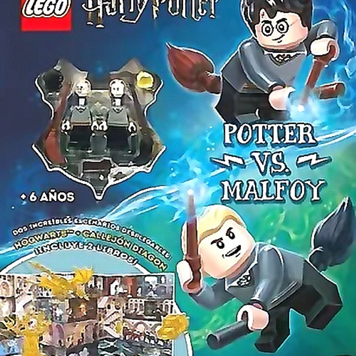 CATAPULTA - Libro Lego Landscape Harry Potter: Potter Vs. Malfoy