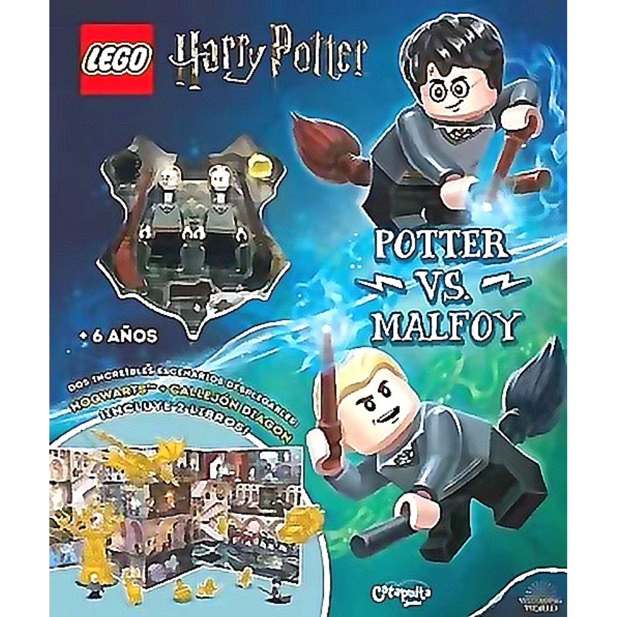 CATAPULTA - Libro Lego Landscape Harry Potter: Potter Vs. Malfoy