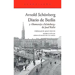 GENERICO - Libro Diario De Berlín - Schönberg, Arnold