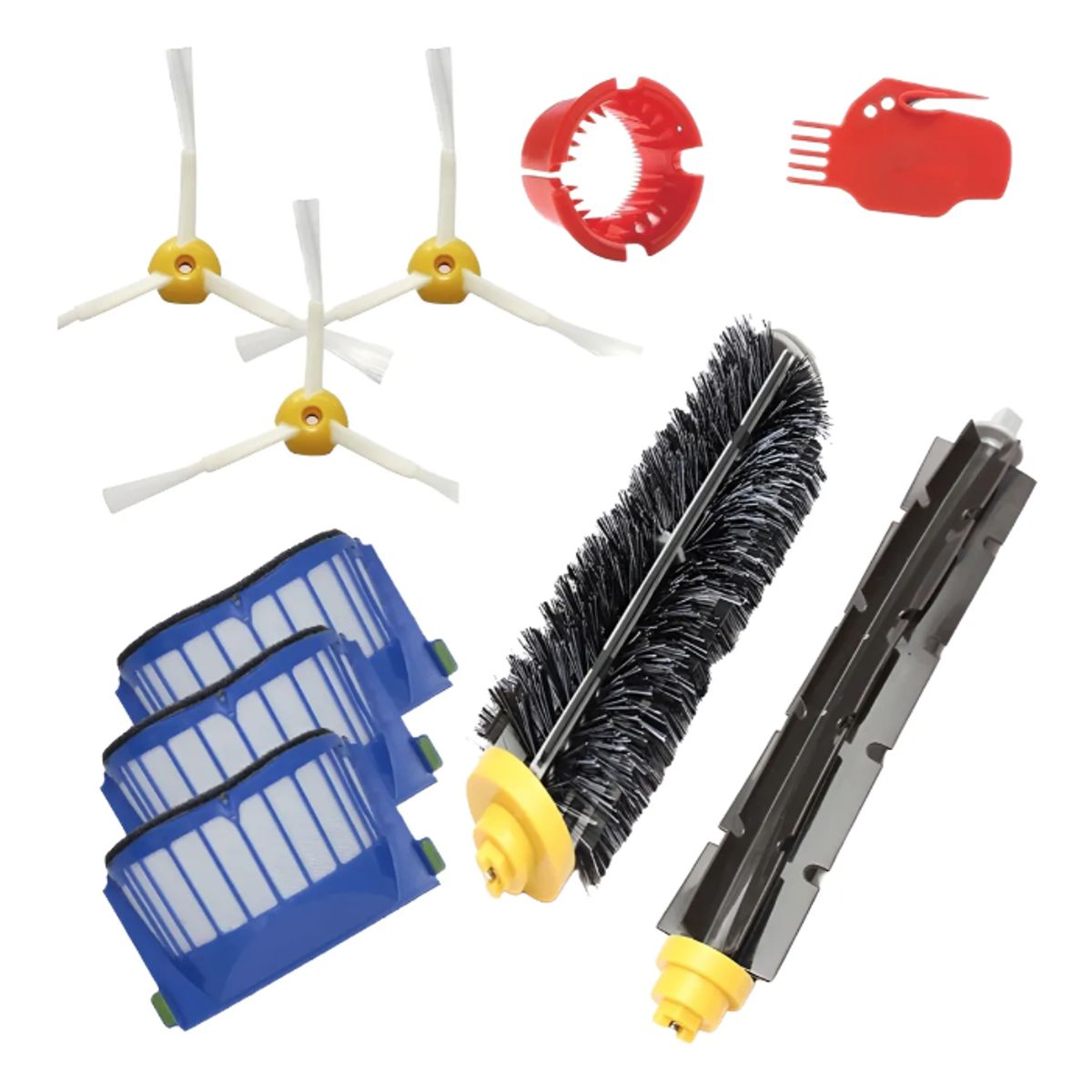 GENERICO - Filtros Y Cepillos Repuestos Para Roomba 600 Series