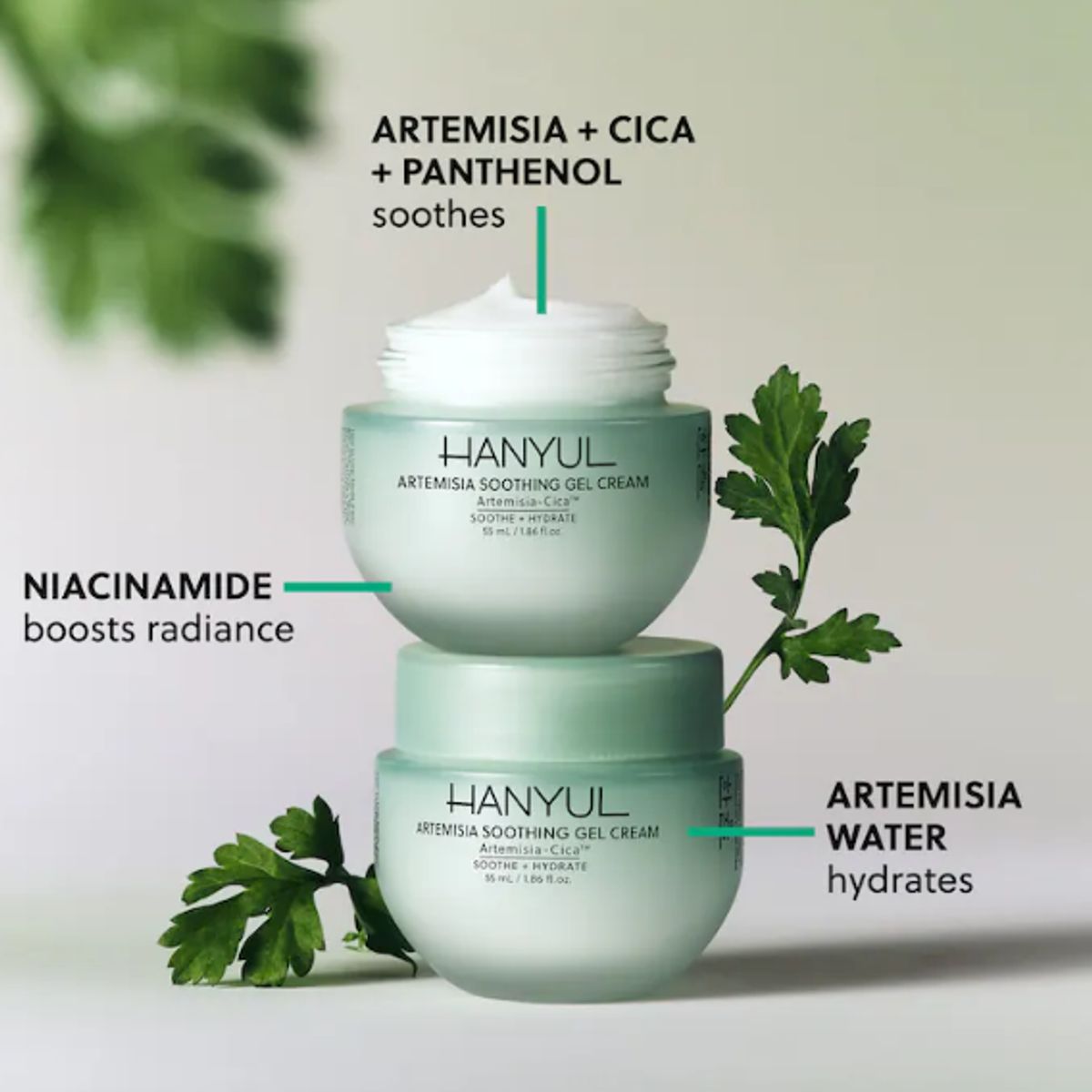 GENERICO - Gel Hidratante con Centella Asiatica + Niacinamida 55ml Hanyul