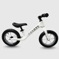 COYOTE KIDS - Bicicleta de equilibrio blanca