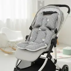 GENERICO - Cojín para Asiento de Coche Gris Corona