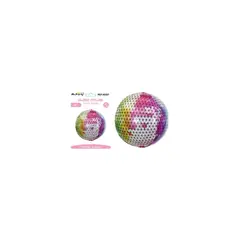 GENERICO - Globo metálico bola disco colorido 22