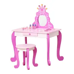 GENERICO - Tocador De Madera Princesa Para Niña