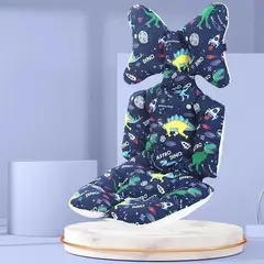 GENERICO - Cojín para Asiento de Coche Azul Dinosaurios