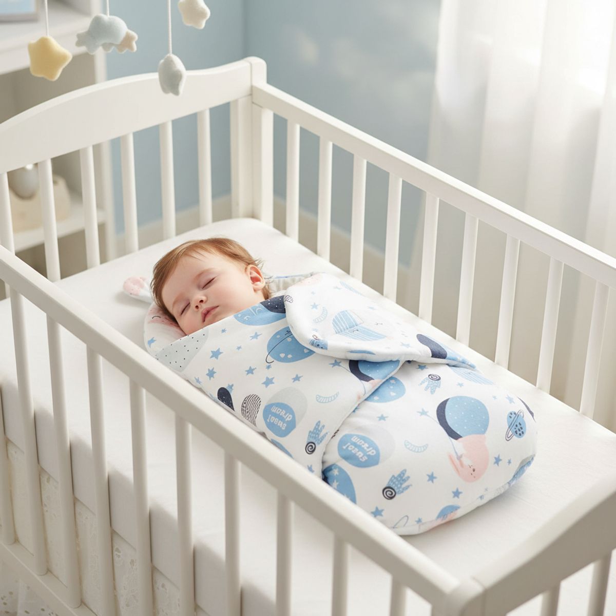 SENSIBLUE - Saquito de Dormir Bebé 100% Algodón Natural