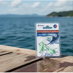 GENERICO - Set x3 Anzuelo De Pesca Luminoso 16mm