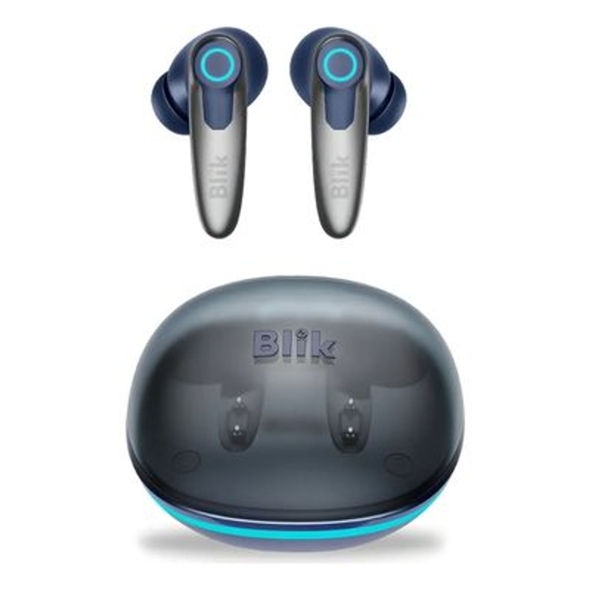 BLIK - Audífonos Bluetooth Inalámbricos Blik Game-x color azul