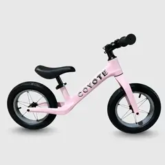 COYOTE KIDS - Bicicleta de equilibrio rosada