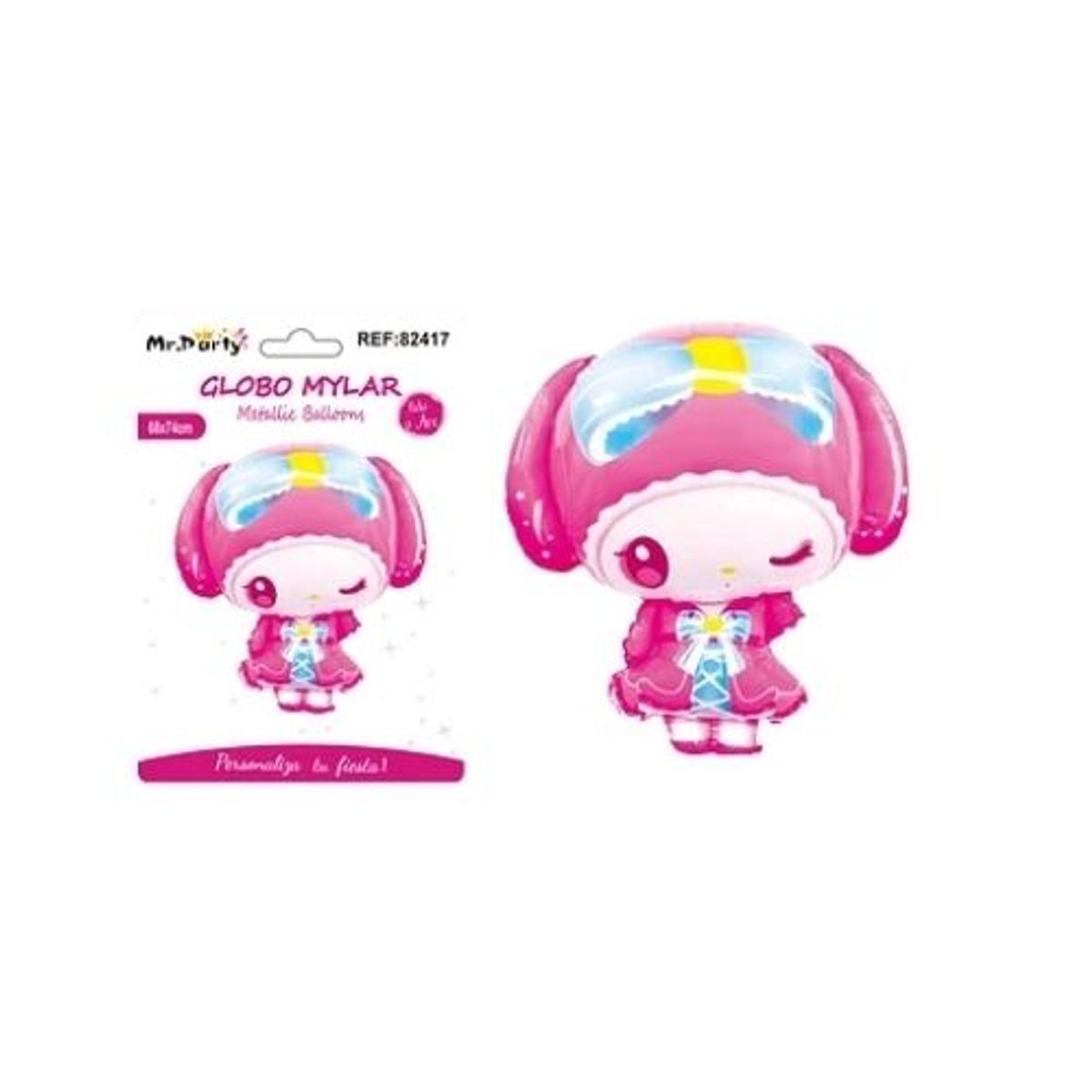GENERICO - Globo metálico My Melody 68x74cm