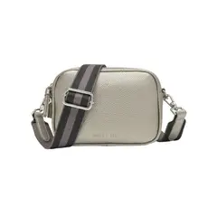 POLLINI - Cartera Bandolera Straps multicolor Gris