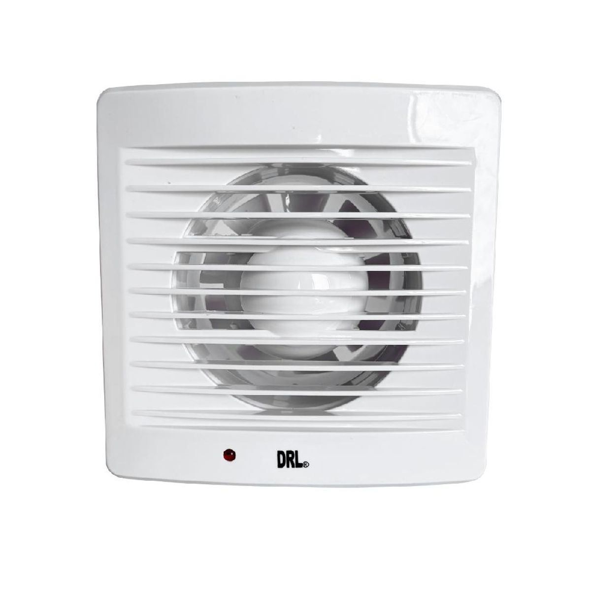 DRL - Extractor De Aire 5 Pulgadas Drl Cuadrado Baño Cocina Sec Blanco