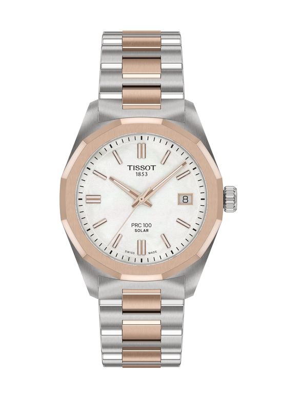Reloj PRC 100 Solar Bicolor 34MM Dorado TALLA UNICA