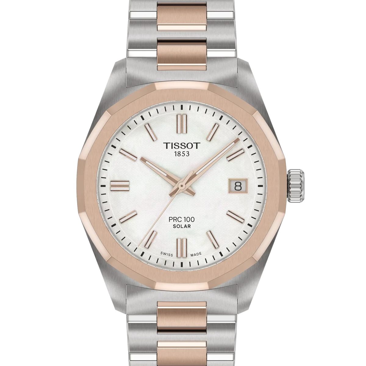 TISSOT - Reloj Tissot PRC 100 Solar Bicolor 34MM