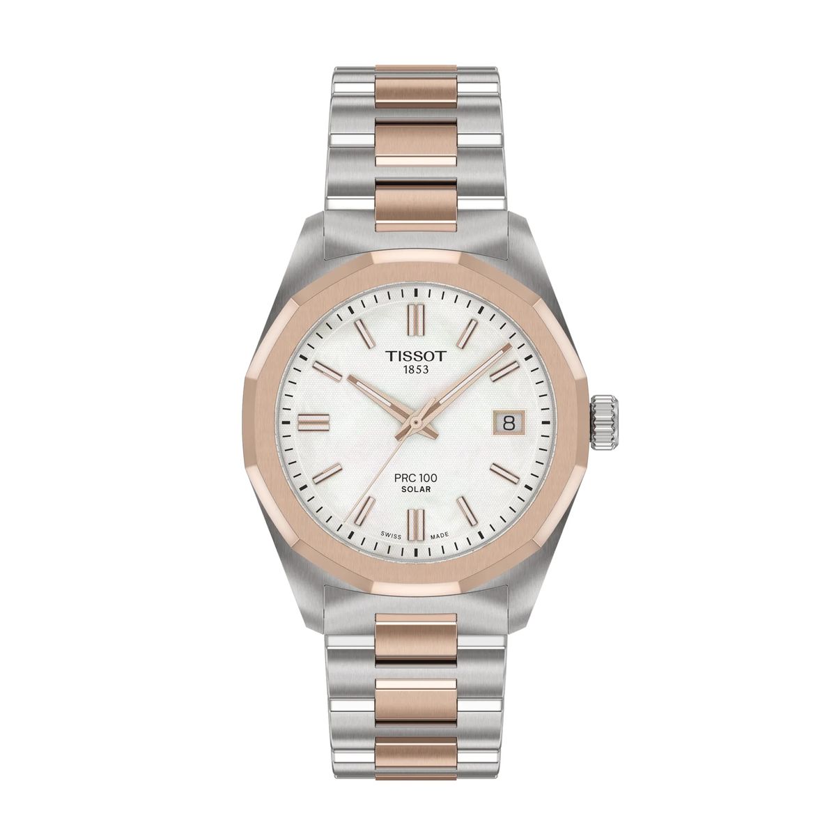 TISSOT - Reloj Tissot PRC 100 Solar Bicolor 34MM