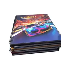 GENERICO - Pack 6 Cuadernos College 100 Hjs Variados Tapa Brillante 7mm