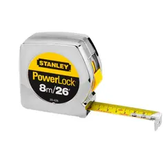 STANLEY - Huincha de Medir 8m 33-428S Flexometro Cinta Metrica