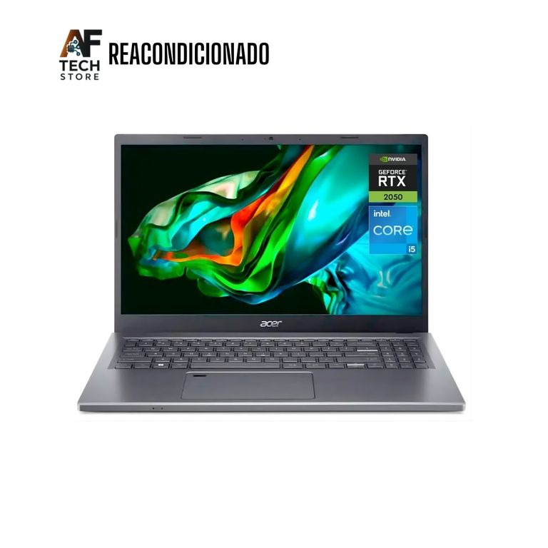 Notebook Aspire 5 i5-13420H 16GB 256GB RTX2050 – Edición Exclusiva –Win Office– Reacondicionado