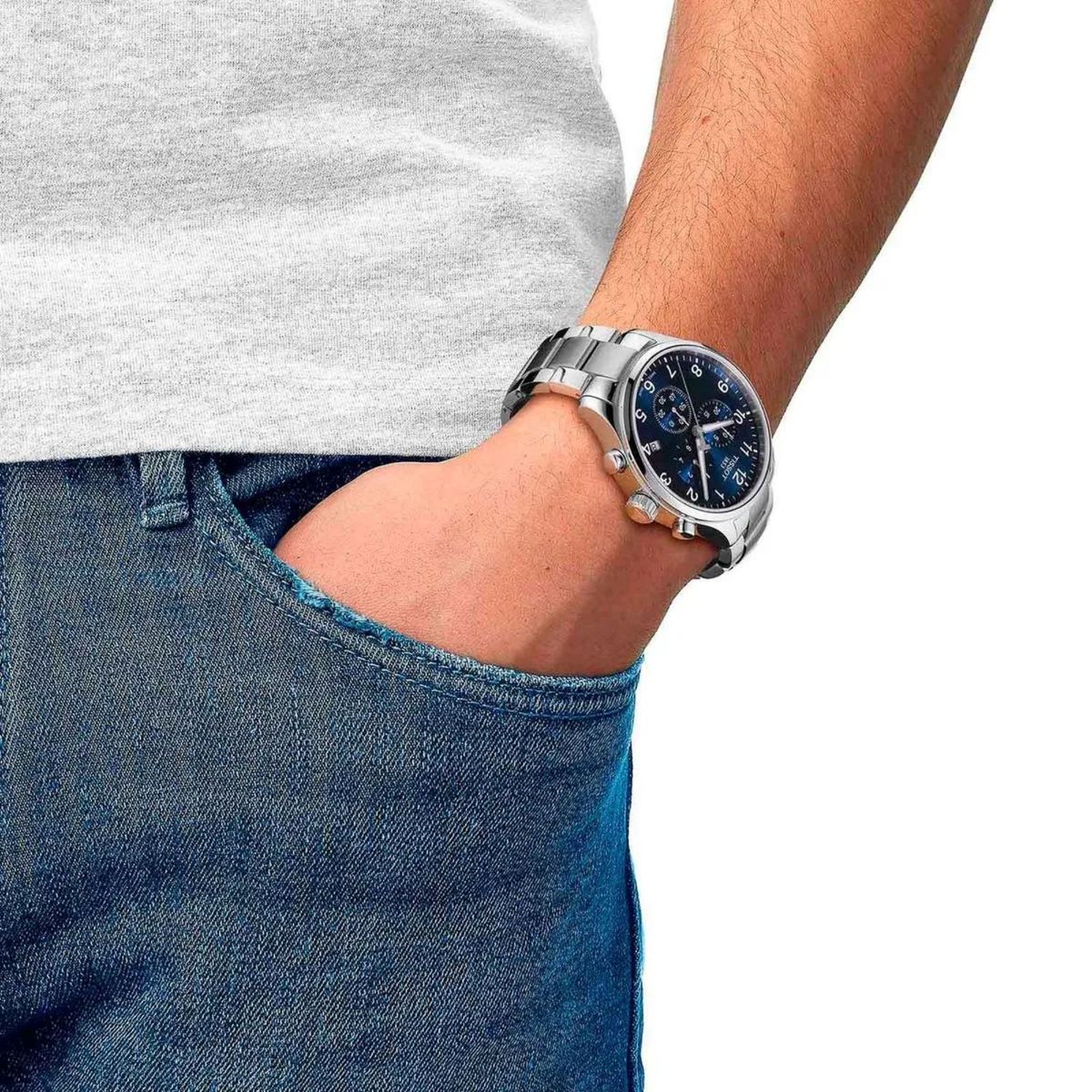 TISSOT - Reloj Tissot XL Acero Azul T1166171104701