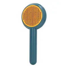 HOOPET - Cepillo Para Mascotas Con Botón De Limpieza