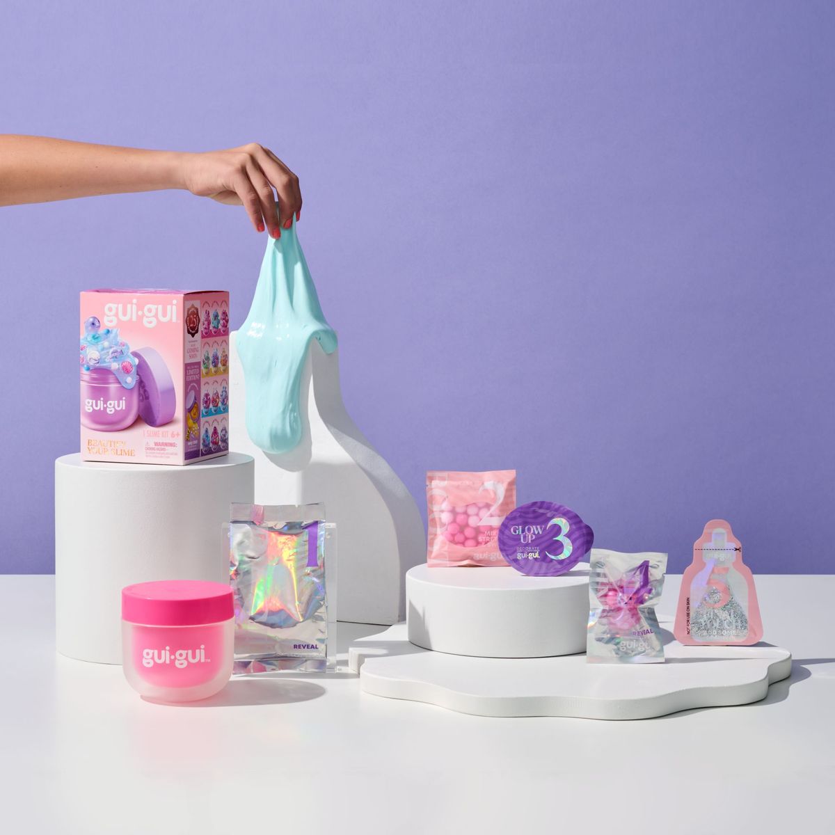 BOING TOYS - Gui Gui Slime Aromático Personalízalo Mézclalo Y Brilla