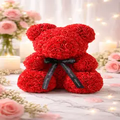 MOVI - OSO PELATOS DE ROSAS SAN VALENTIN ROJO